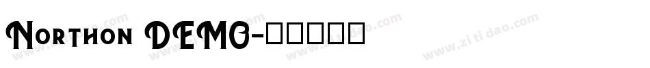 Northon DEMO字体转换